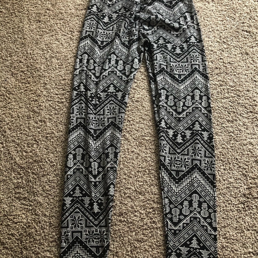 Snowman leggings